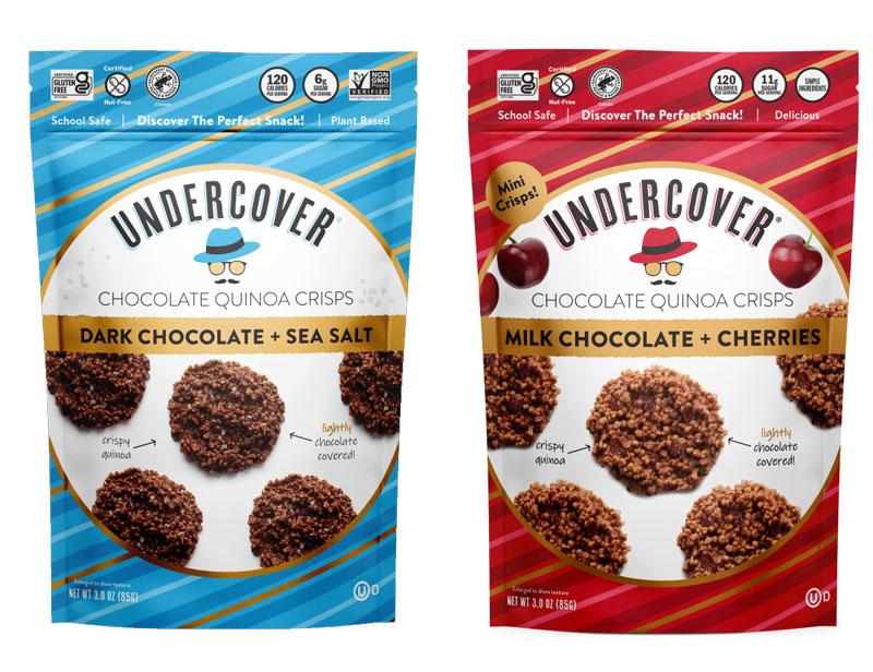 Undercover Snacks Chocolate Quinoa Crisps 2 Bags for Free