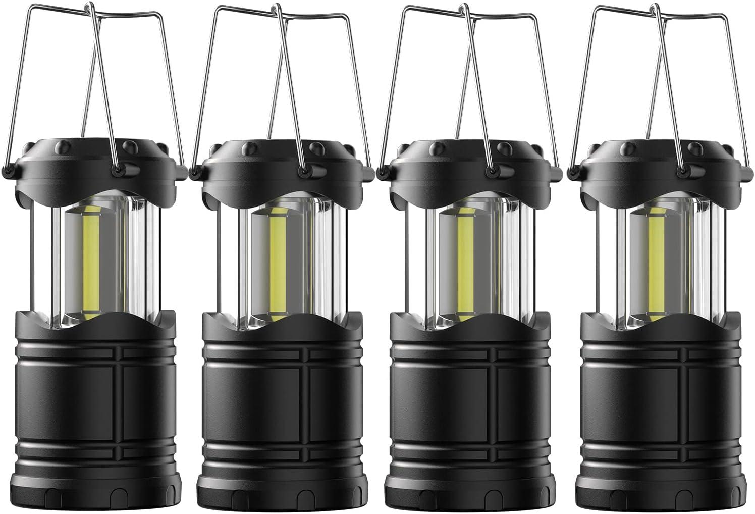 Lichamp Battery Powered LED Camping Lanterns 4 Pack Deals