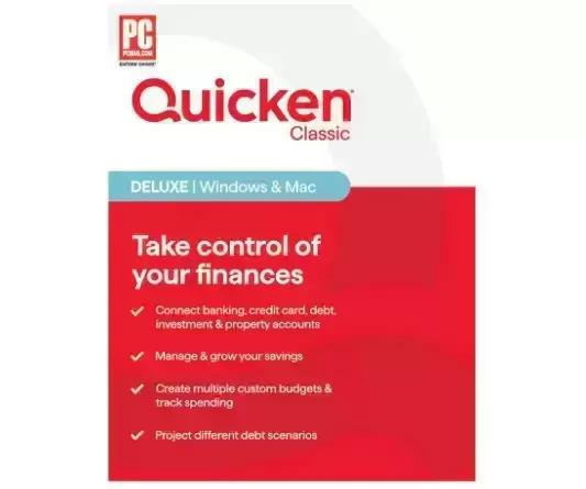 Quicken Classic Deluxe 1-Year Subscription Windows Mac for $32 Shipped
