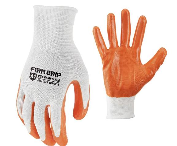 Firm Grip Nitrile Coated Work Gloves 5 Pack for $4.47 Shipped