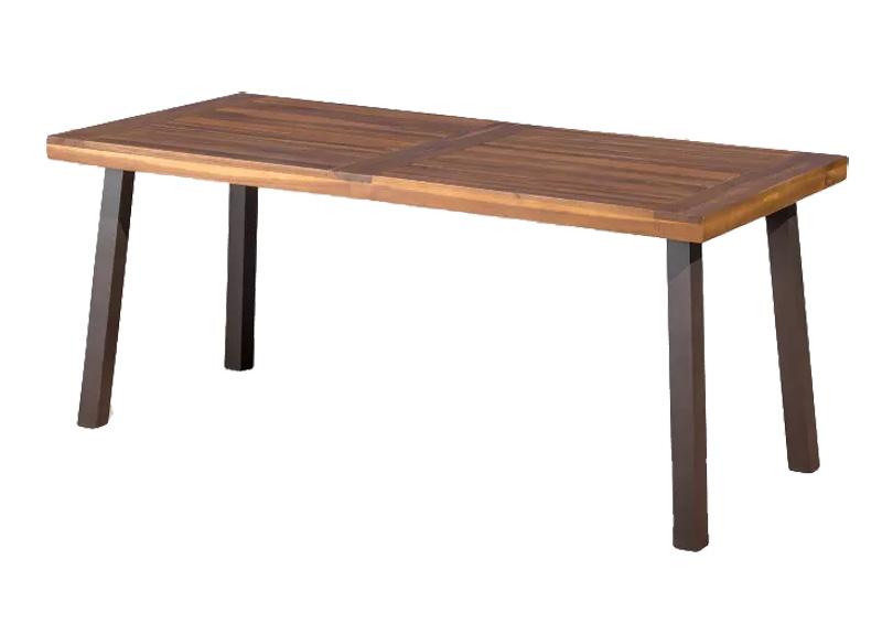Christopher Knight Della Rectangle Acacia Wood Dining Table for $108.89 Shipped