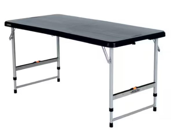 Lifetime Adjustable Height Fold-in-Half Resin Table for $34.88