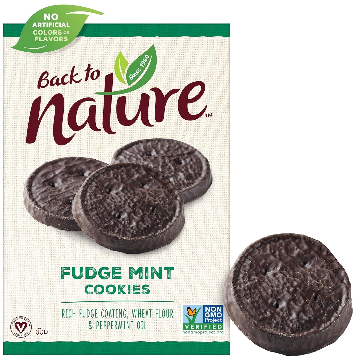 Back to Nature Fudge Mint Cookies for $2.60