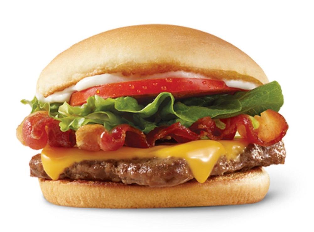 Wendys Jr Bacon Cheeseburger for $0.01 with Any Purchase