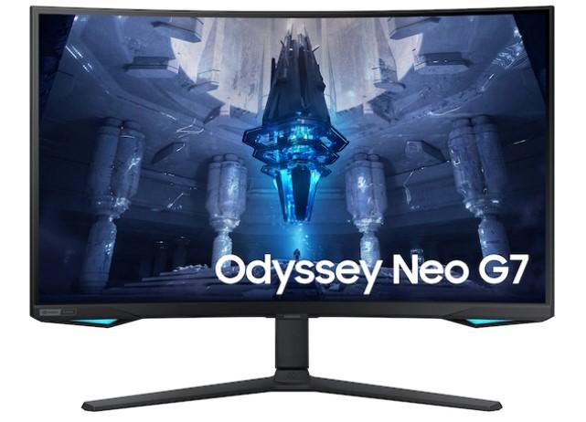 32in Odyssey Neo G7 4K UHD Quantum HDR2000 Curved Gaming Monitor for $450.02 Shipped