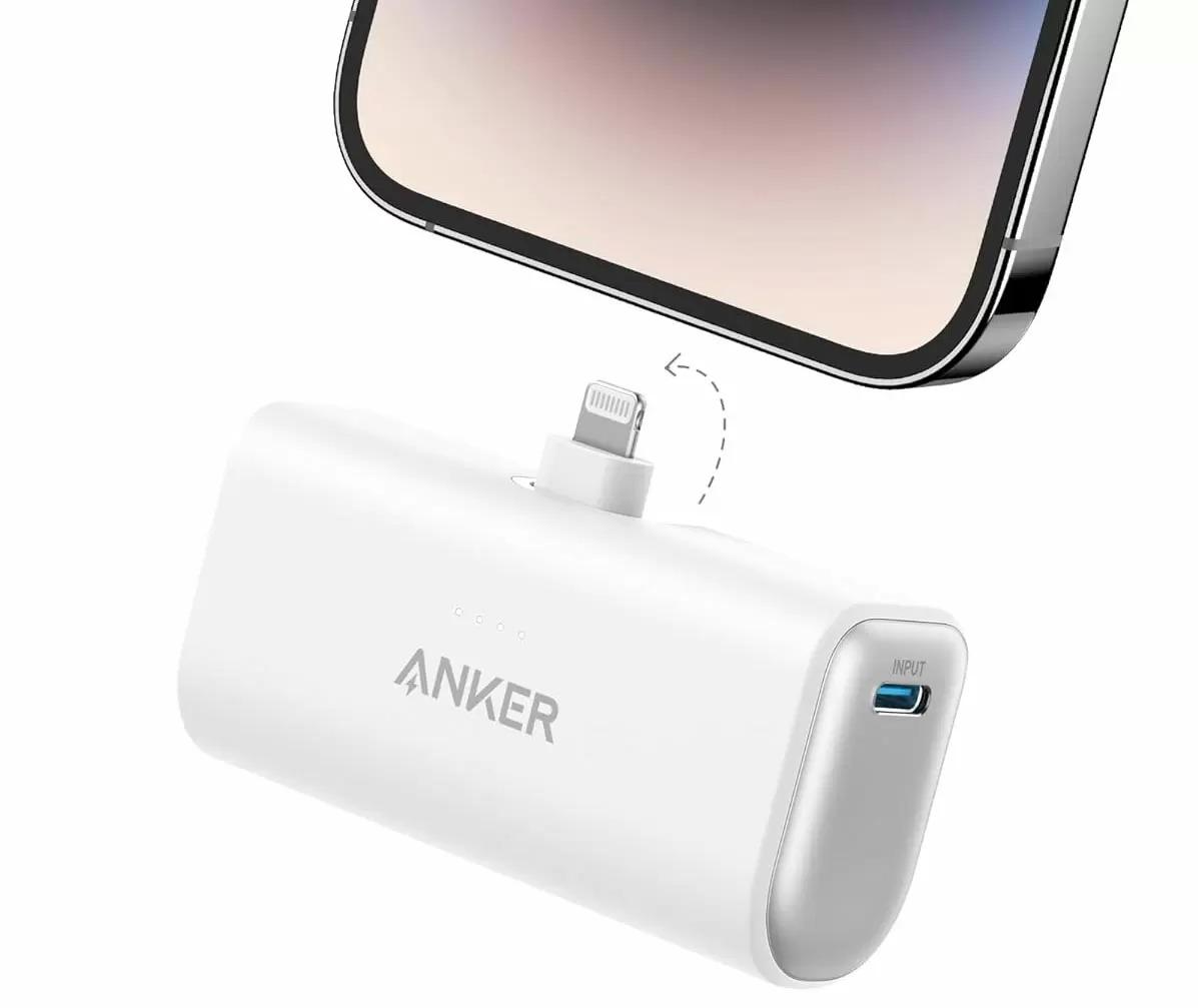 Anker 5000mAh Nano Portable Charger for iPhone for $11.99