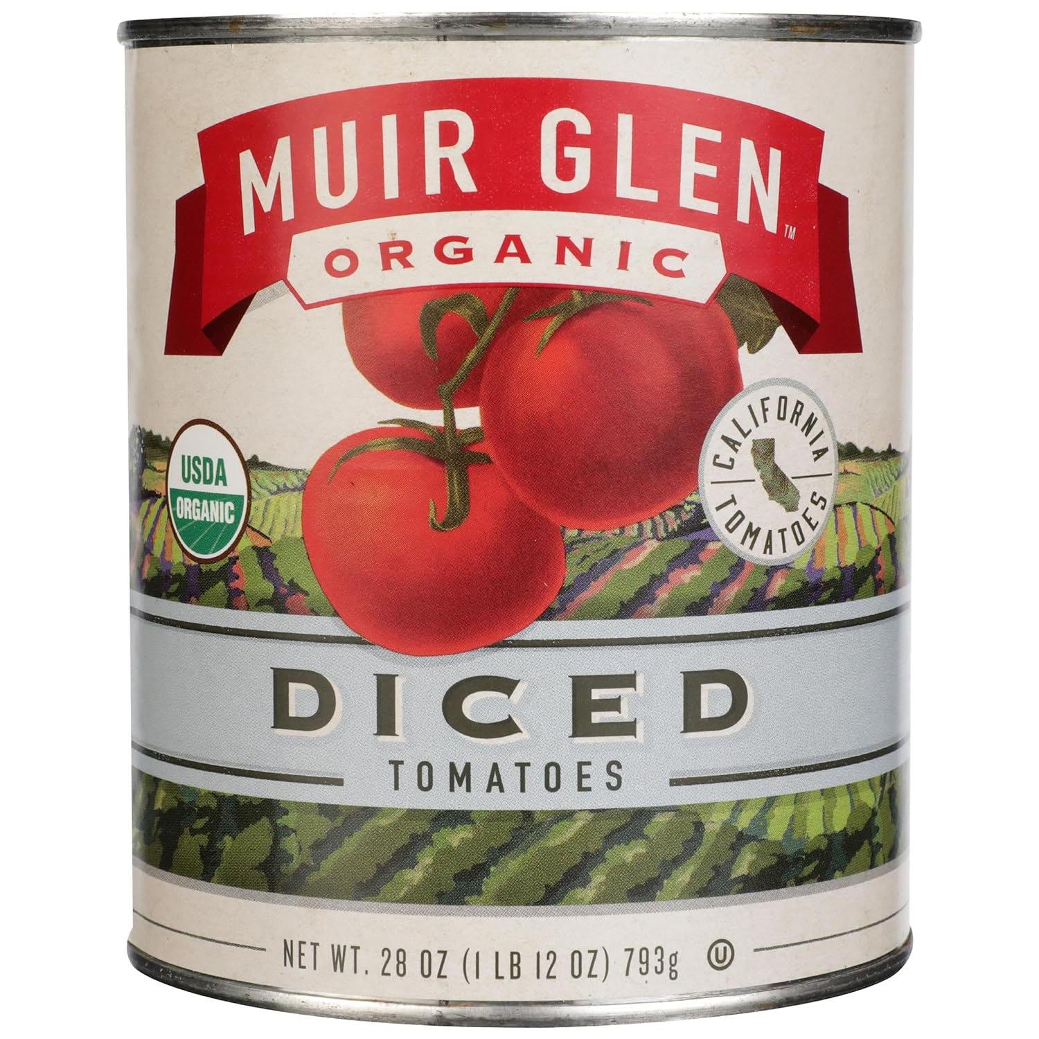 Muir Glen Organic Diced Tomatoes for $2.90