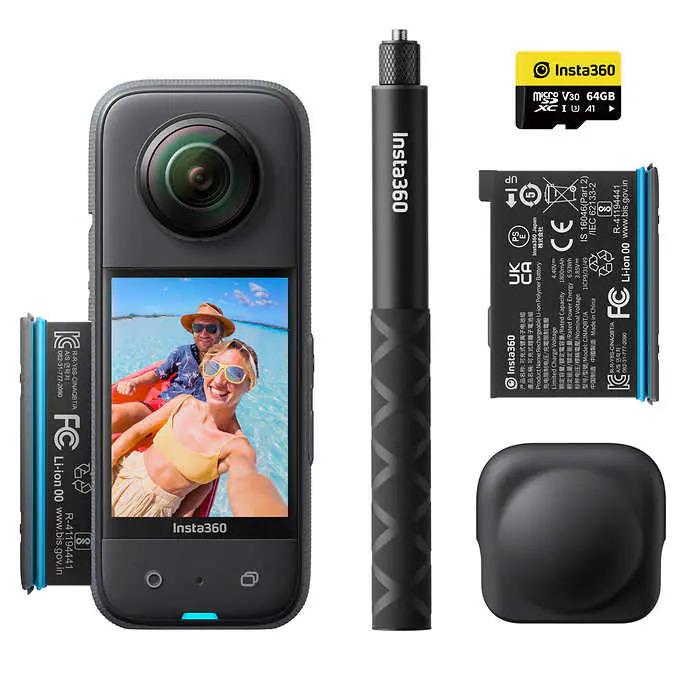 Insta360 X3 360 Action Camera Adventure Bundle for $379.99 Shipped