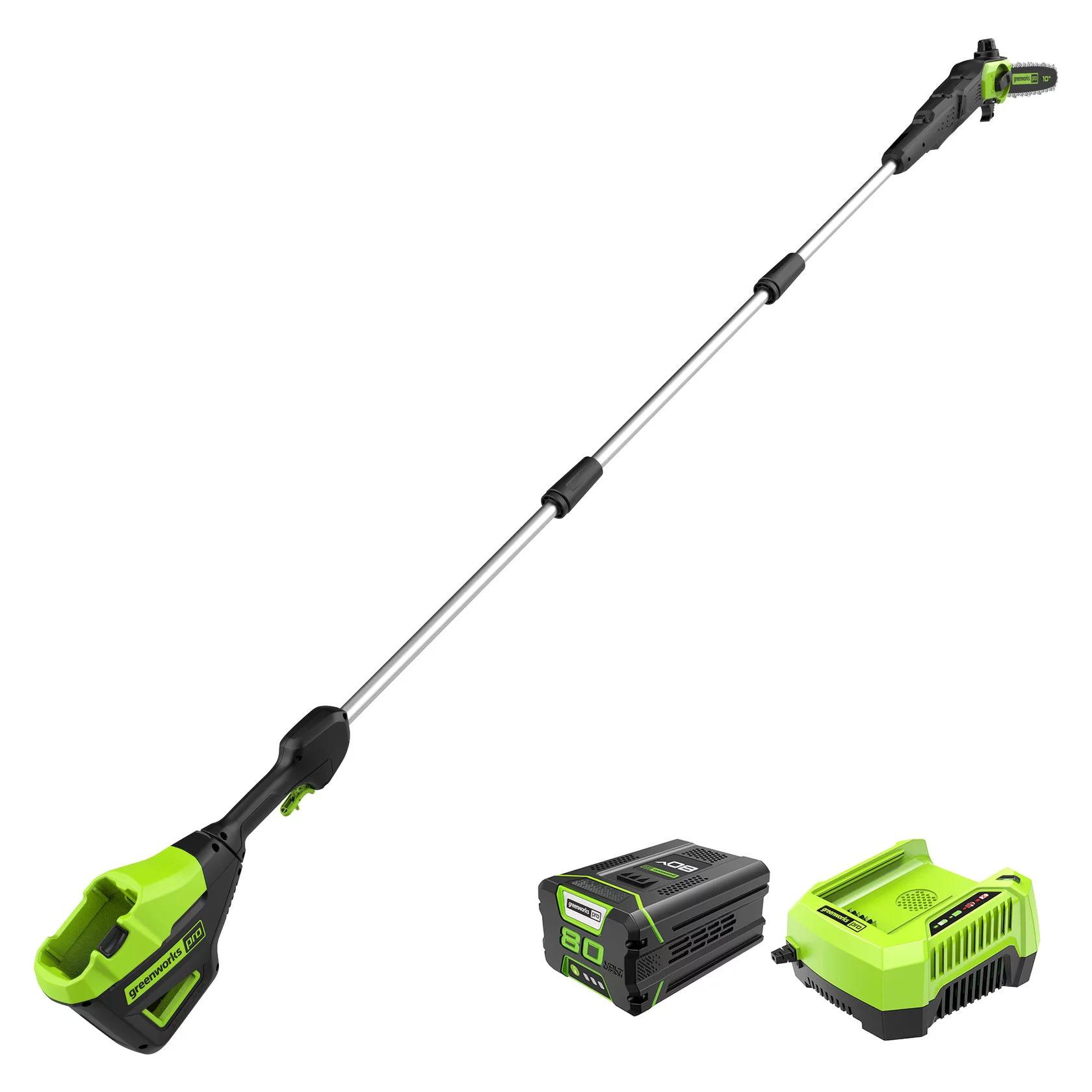 Greenworks 80V 10in Cordless Battery Polesaw with Battery for $148 Shipped