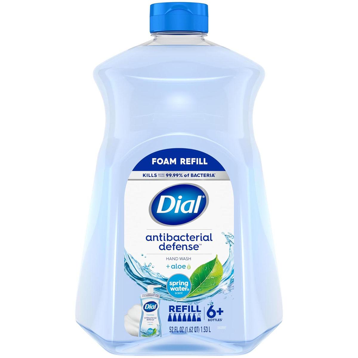 Dial Antibacterial Foaming Hand Soap Refill 52oz for $5.98