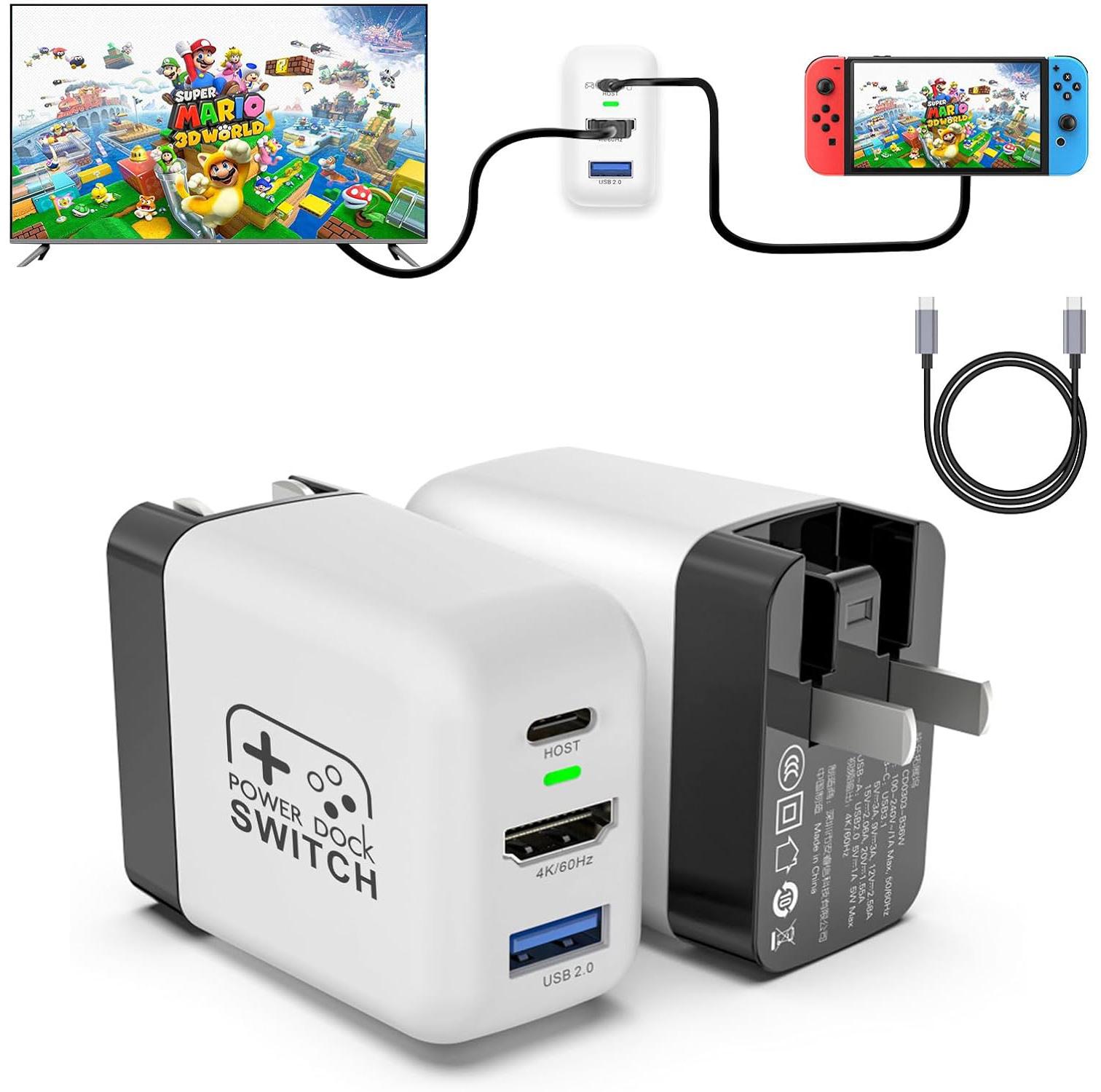 Mirabox 30W Portable TV Nintendo Switch Docking Station for $17.99