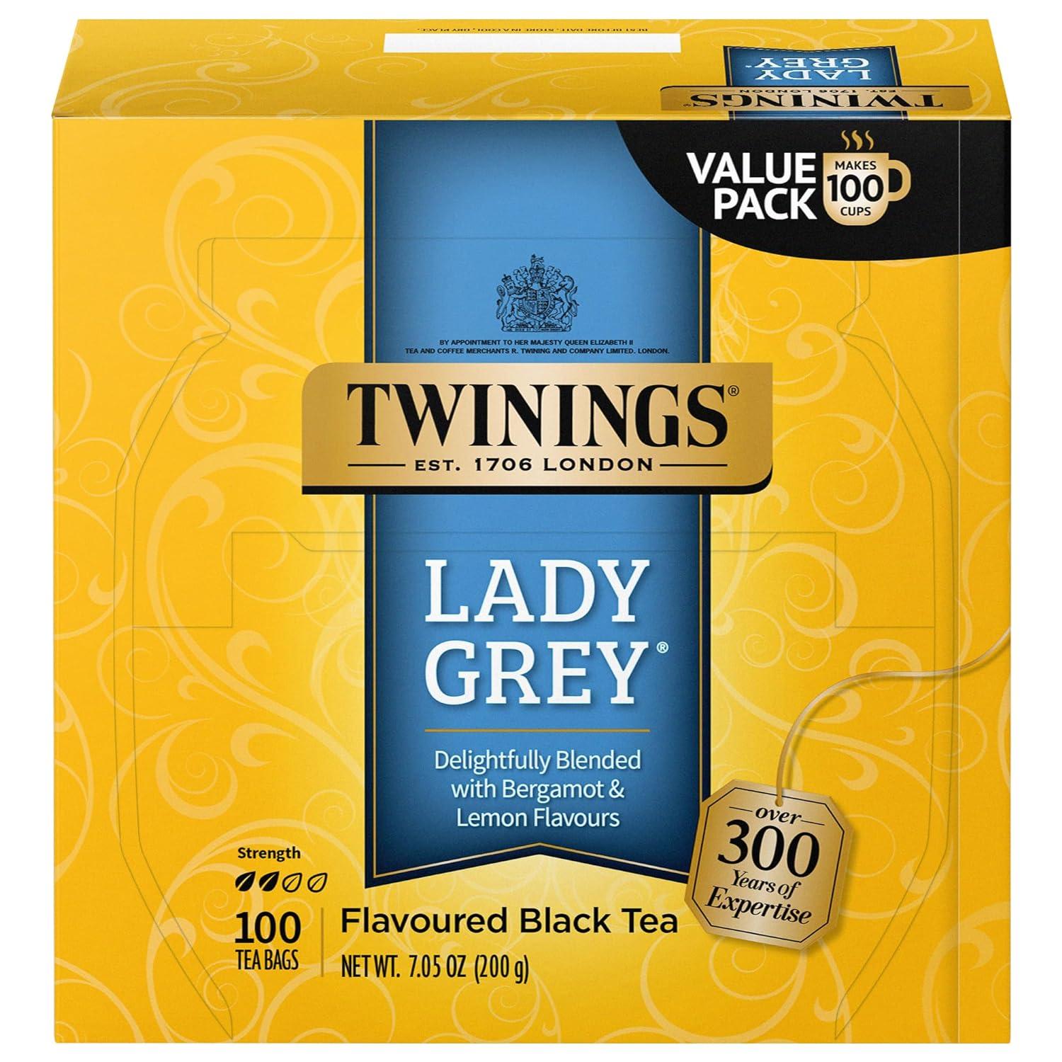 Twinings Lady Grey Black Tea 100 Pack for $6.65 Shipped