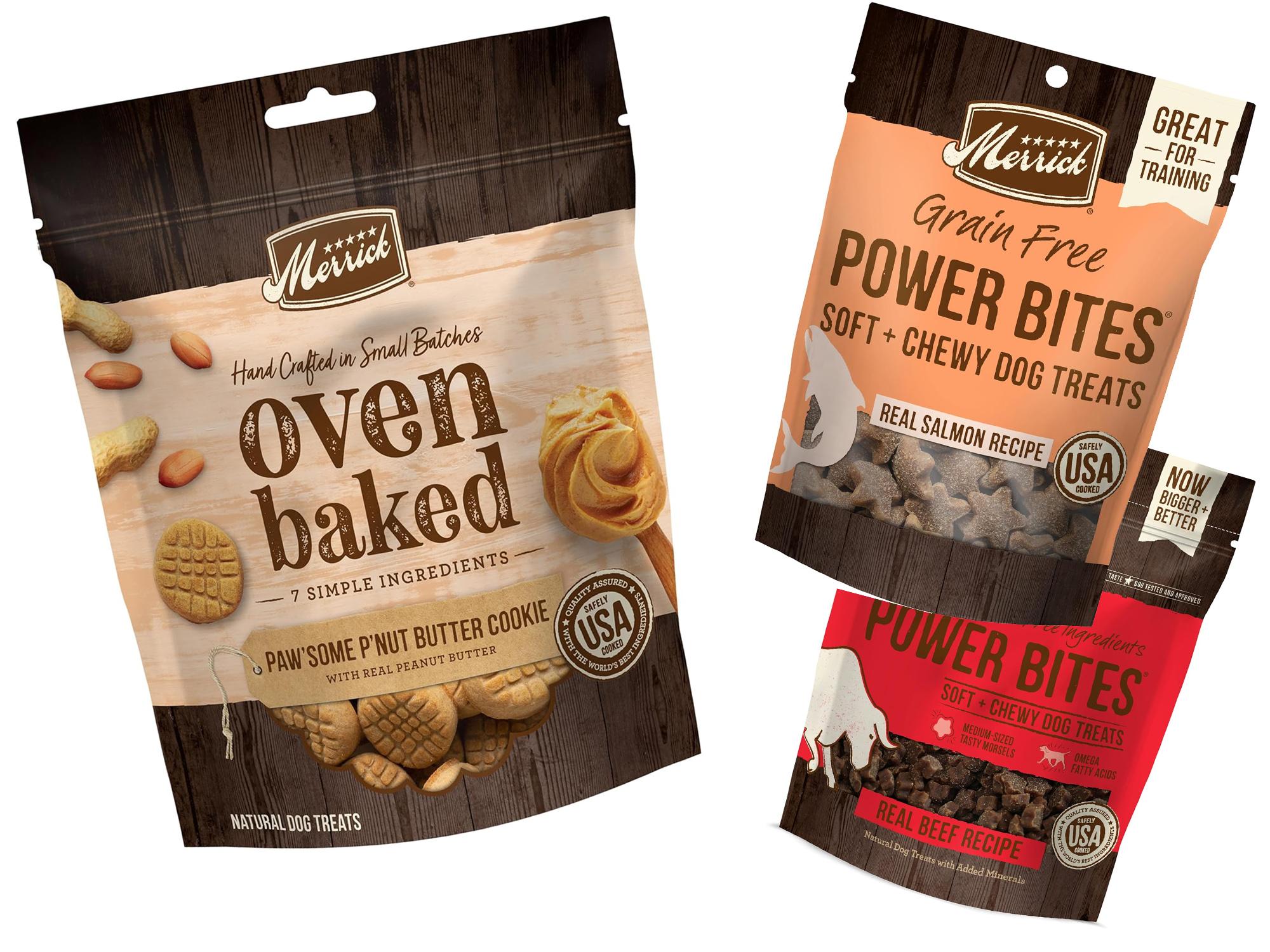 Merrick Oven Baked Dog Treats with 2 Power Bites for $10.57