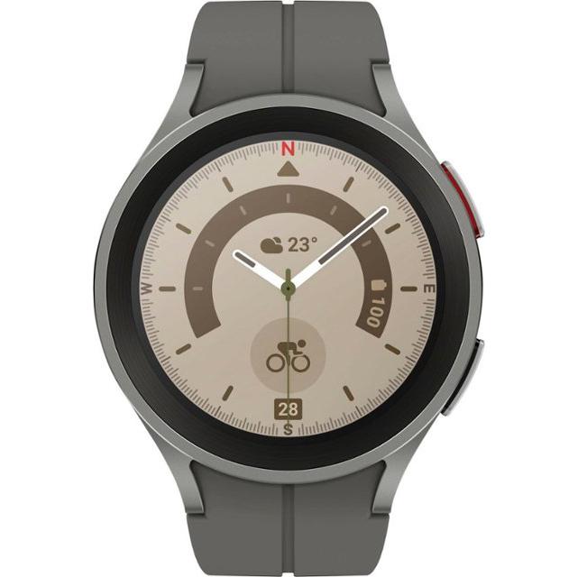 Samsung Galaxy Watch5 Pro Titanium 45mm Bluetooth Smartwatch for $199.99 Shipped