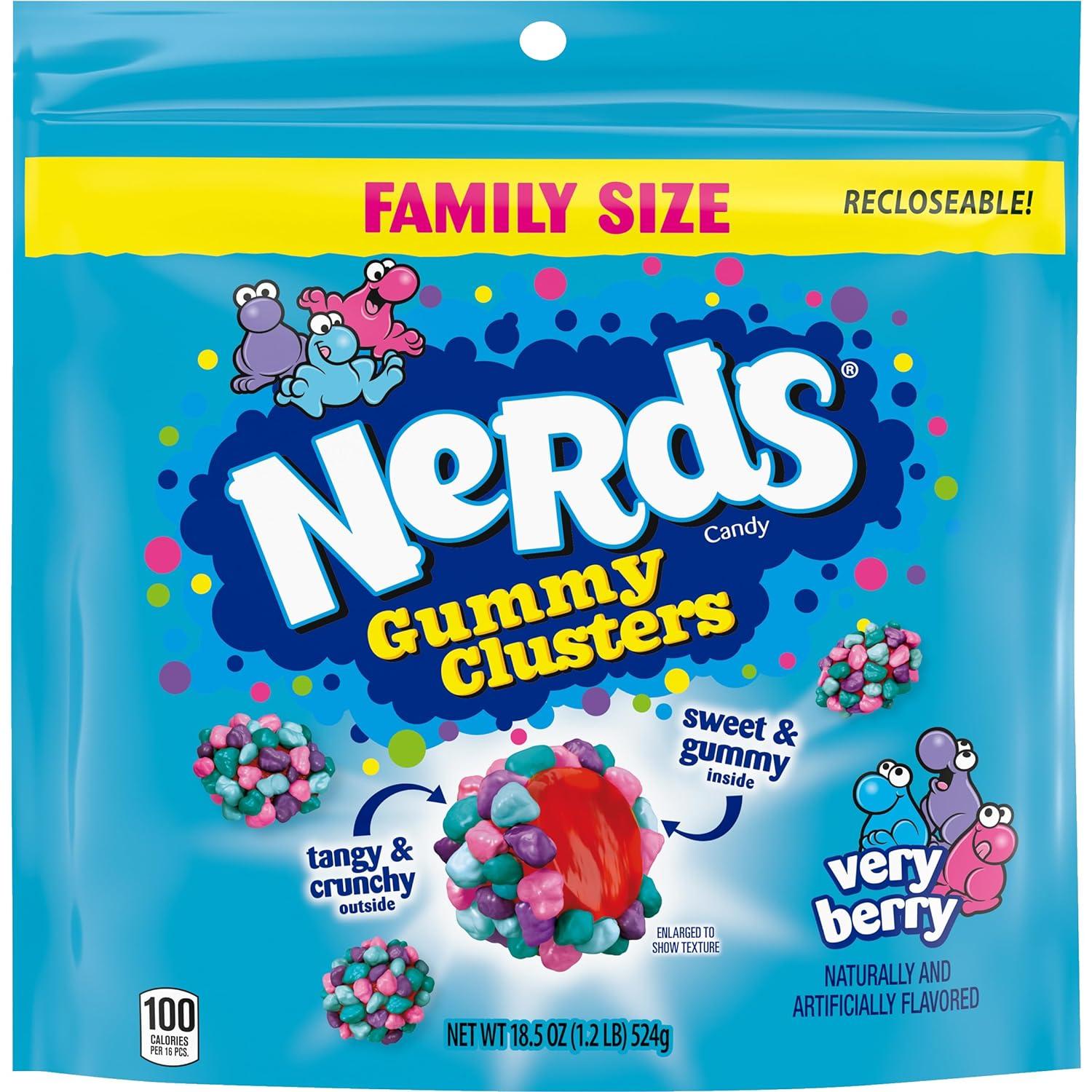 Nerds Gummy Clusters Candy Very Berry 18.5oz for $4.40
