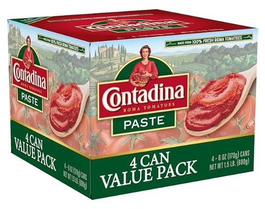 Contadina Tomato Paste 4 Pack for $2.49