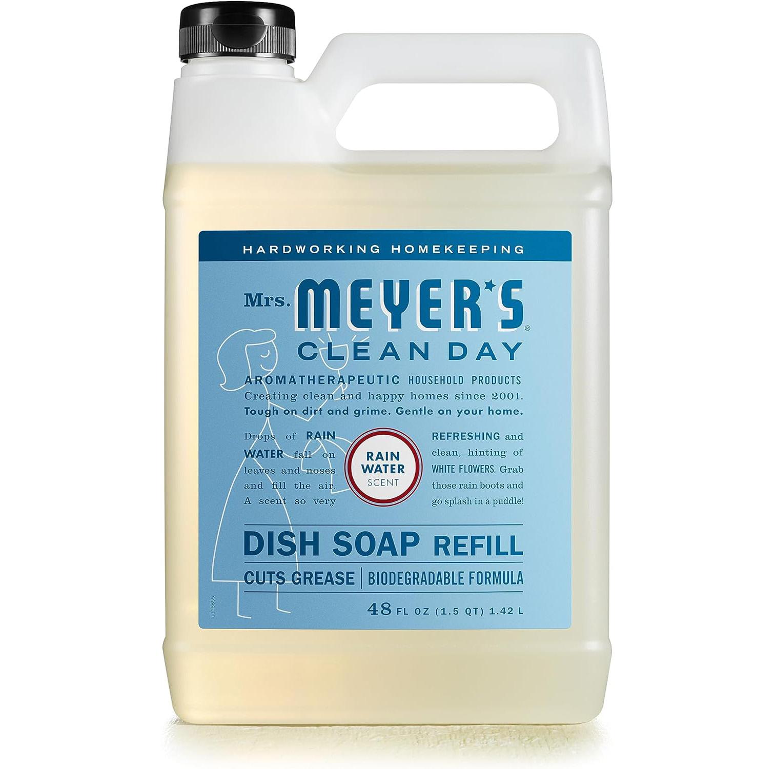 Mrs Meyers Clean Day Liquid Dish Soap Refill 48oz for $7.63