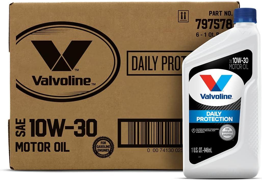 Valvoline Daily Protection 10W-30 Conventional Motor Oil 6Qts for $18.62