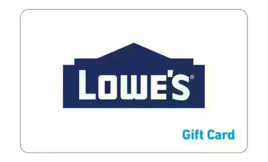 Free $30 Lowes Gift Card with a $150 Lowes Gift Card Purchase