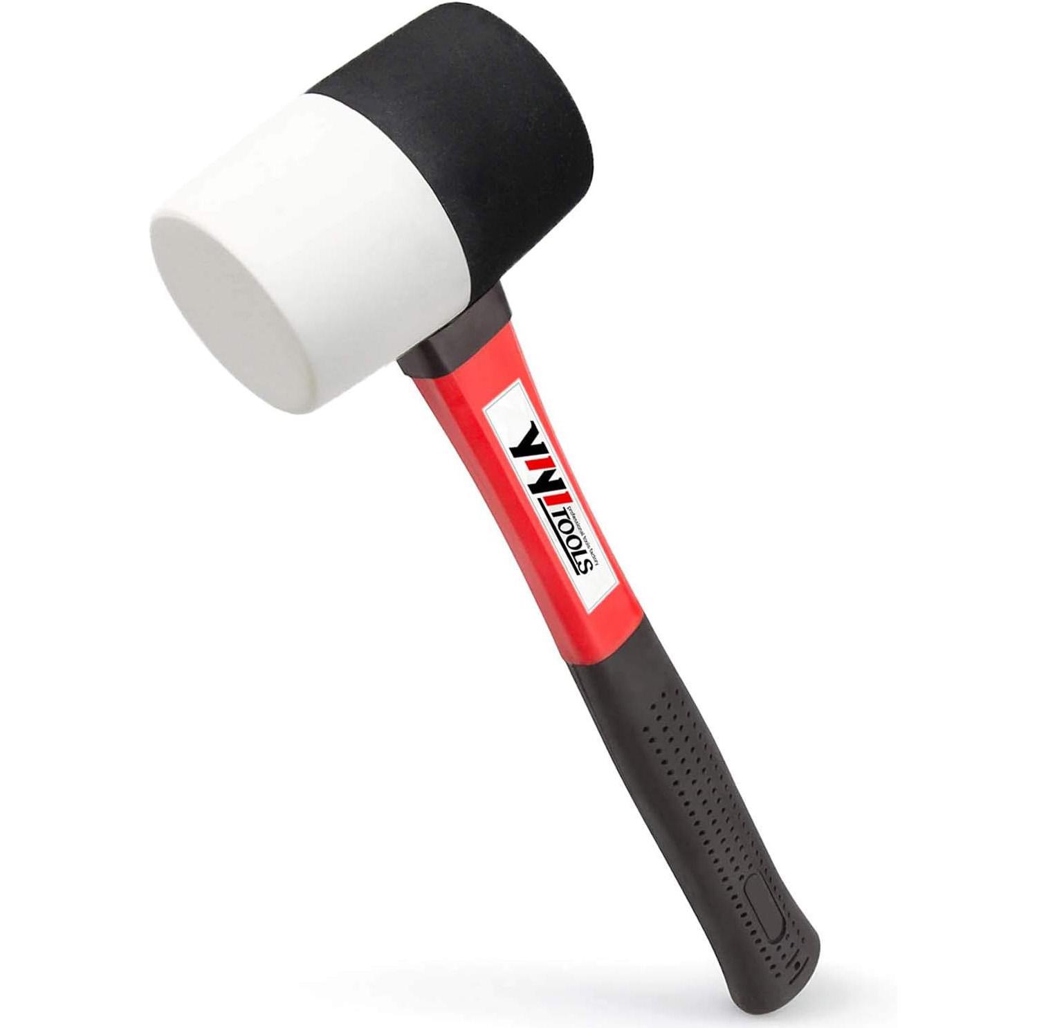 Rubber Mallet with Fiberglass Handle for $5.16
