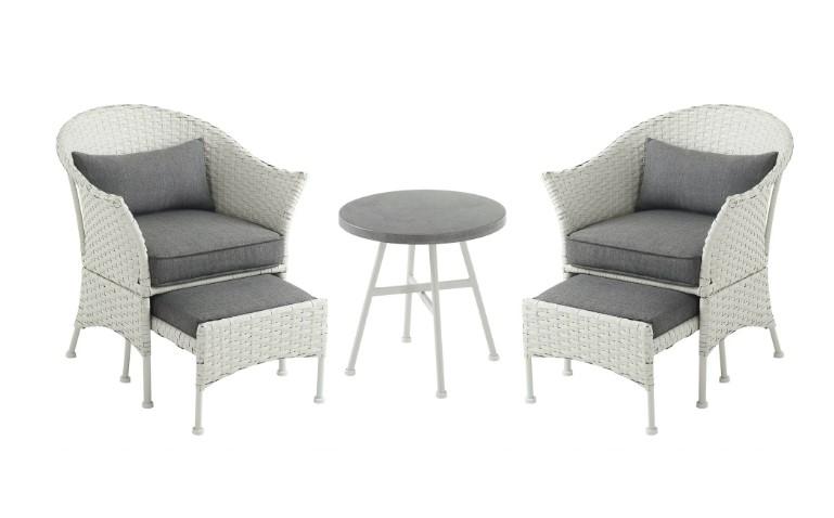 Mainstays Arlington Glen Outdoor Wicker Patio Furniture Set 5-Piece for $159 Shipped
