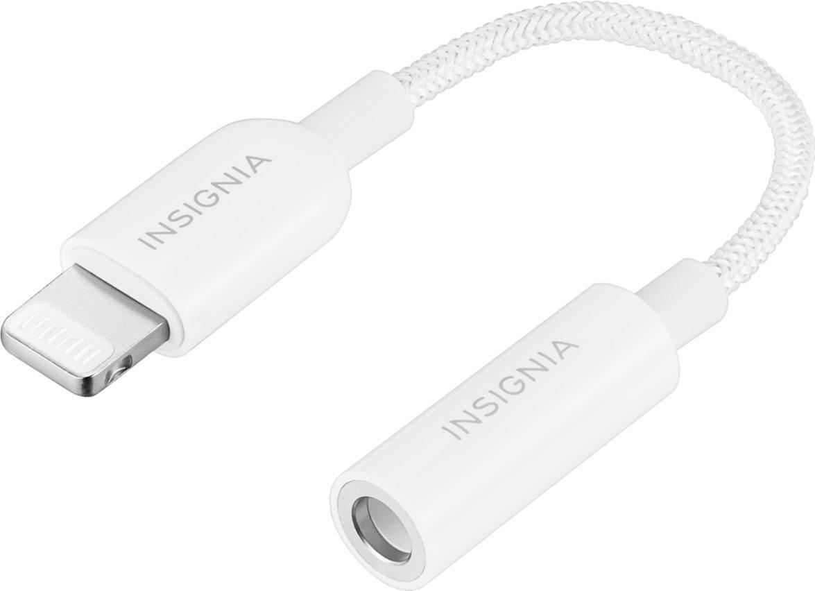 Insignia Lightning to 3.5mm Jack Headphone Adapter 2 Pack for $5.99 Shipped