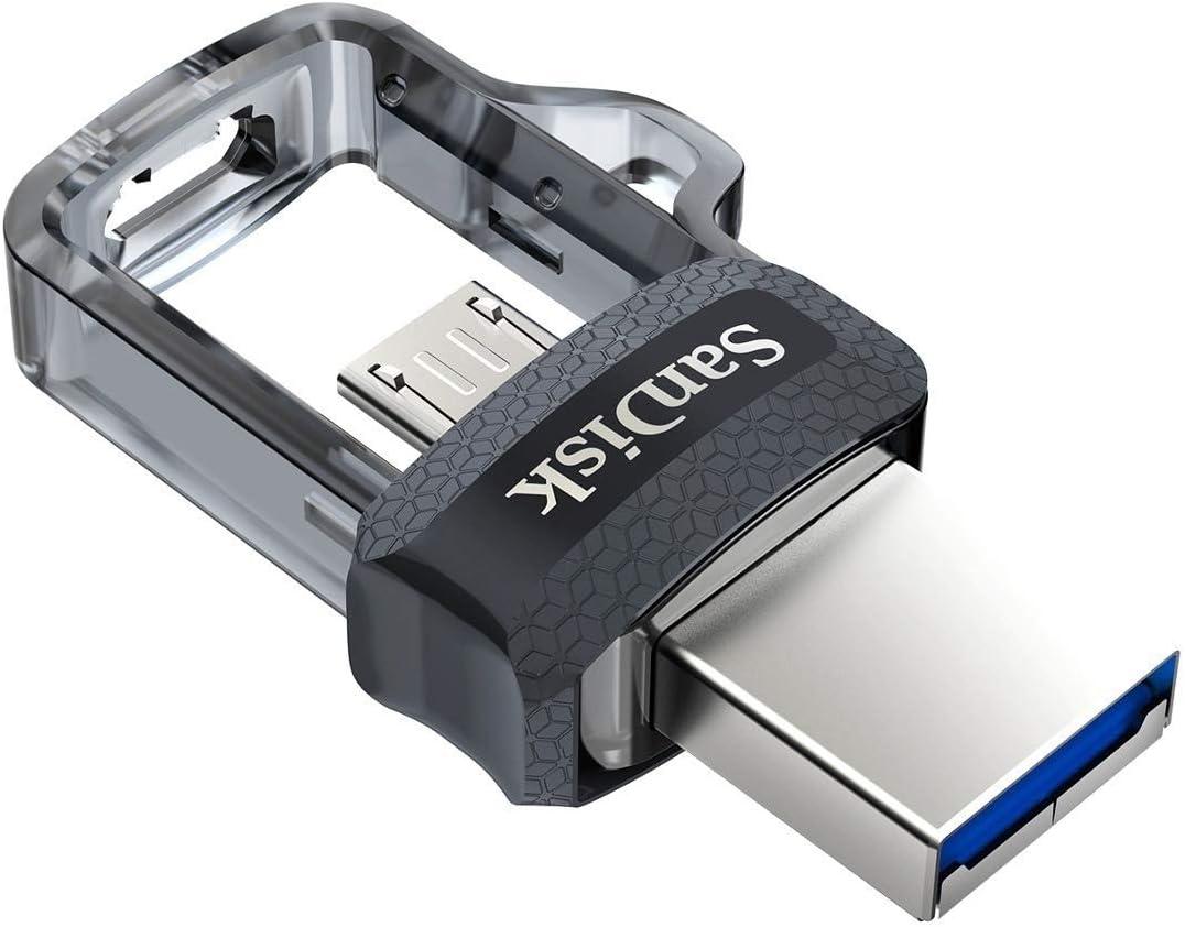 SanDisk 128GB Ultra Dual Drive m3.0 microUSB and USB Drive for $7.83