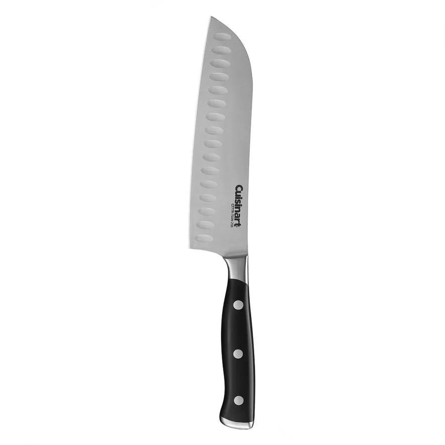 Cuisinart Classic Forged Triple Rivet Cutlery 7in Santoku Knife for $12.95