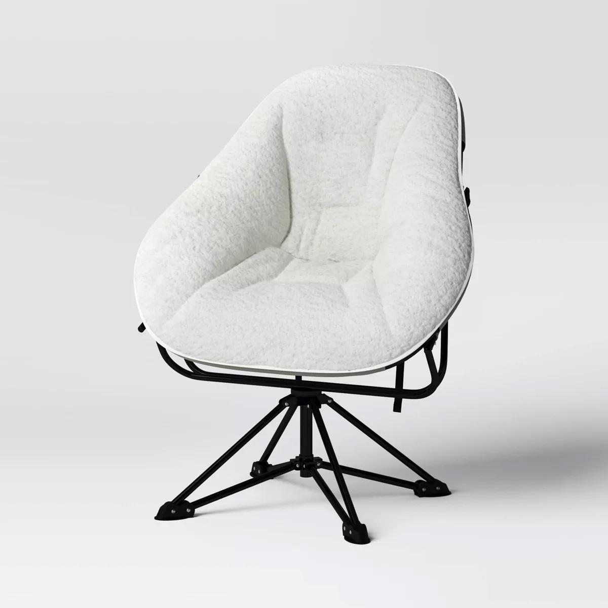 Room Essentials Padded Hex Swivel Chair for $49 Shipped