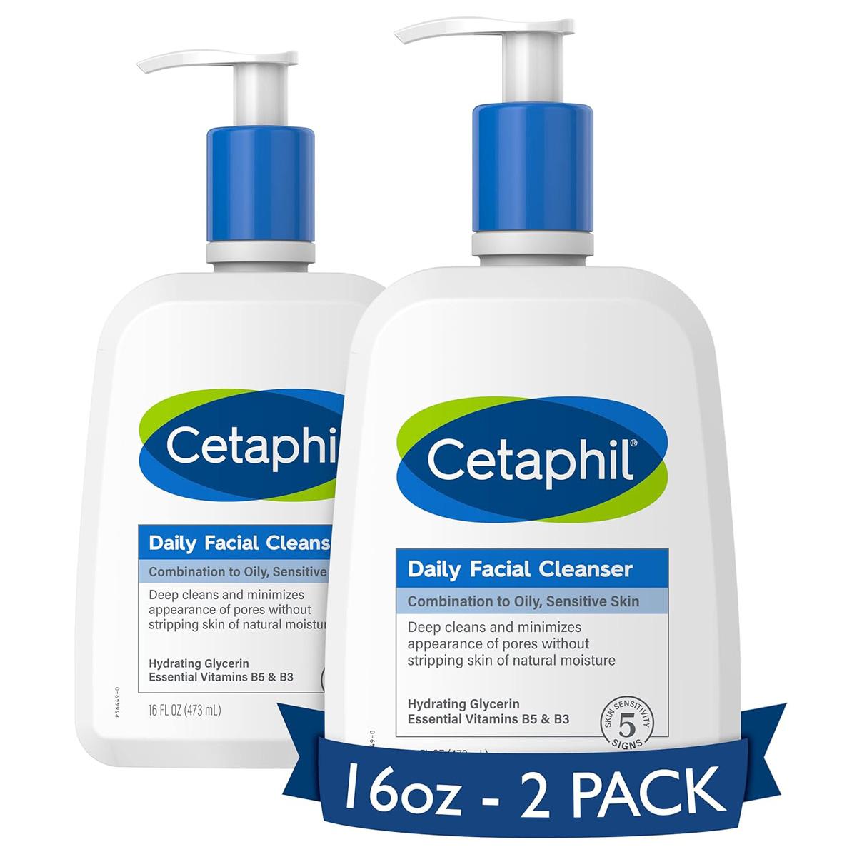 Cetaphil Daily Facial Cleanser 2 Pack for $14.94
