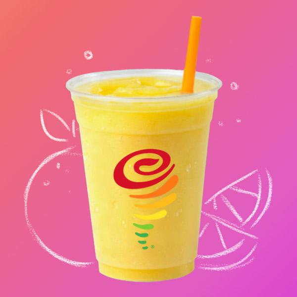 Jamba Juice 16oz Mango-A-Go-Go or Strawberry Whirl Smoothie for $1