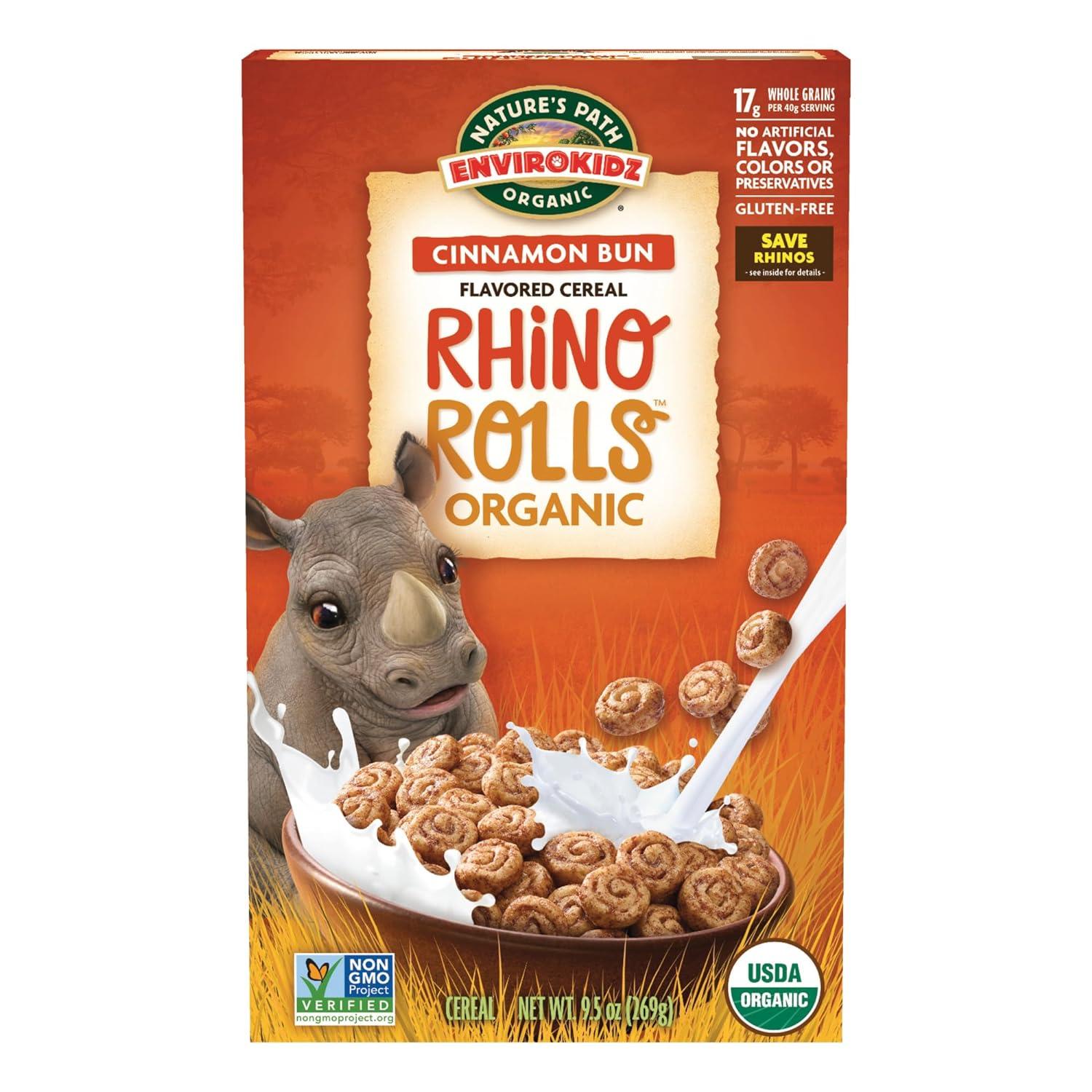 EnviroKidz Rhino Rolls Organic Cinnamon Bun Cereal for $2.53