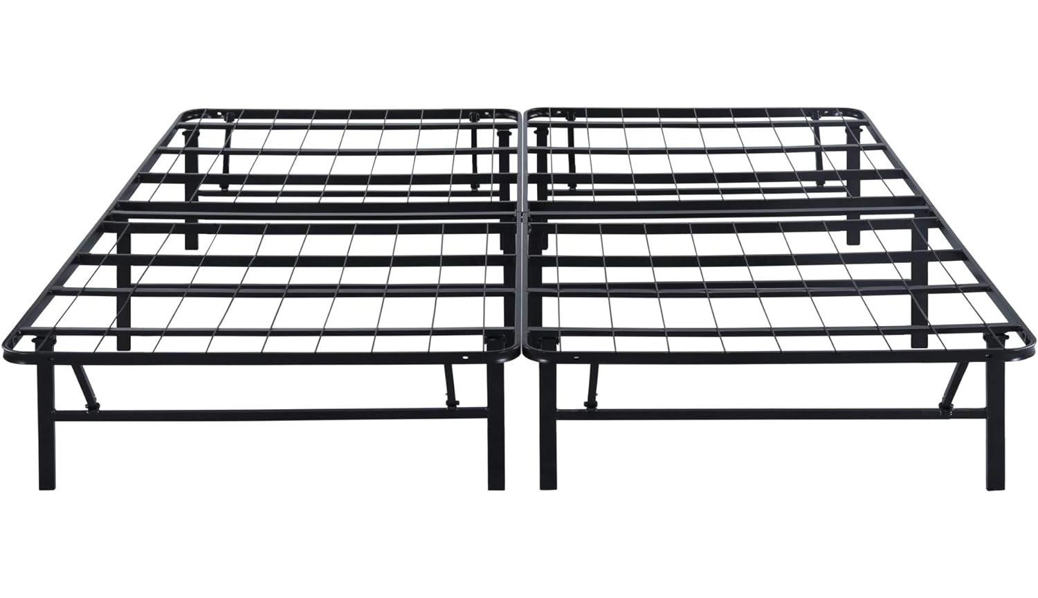 PrimaSleep 14in Foldable Metal Platform Bed Frame for $30.99