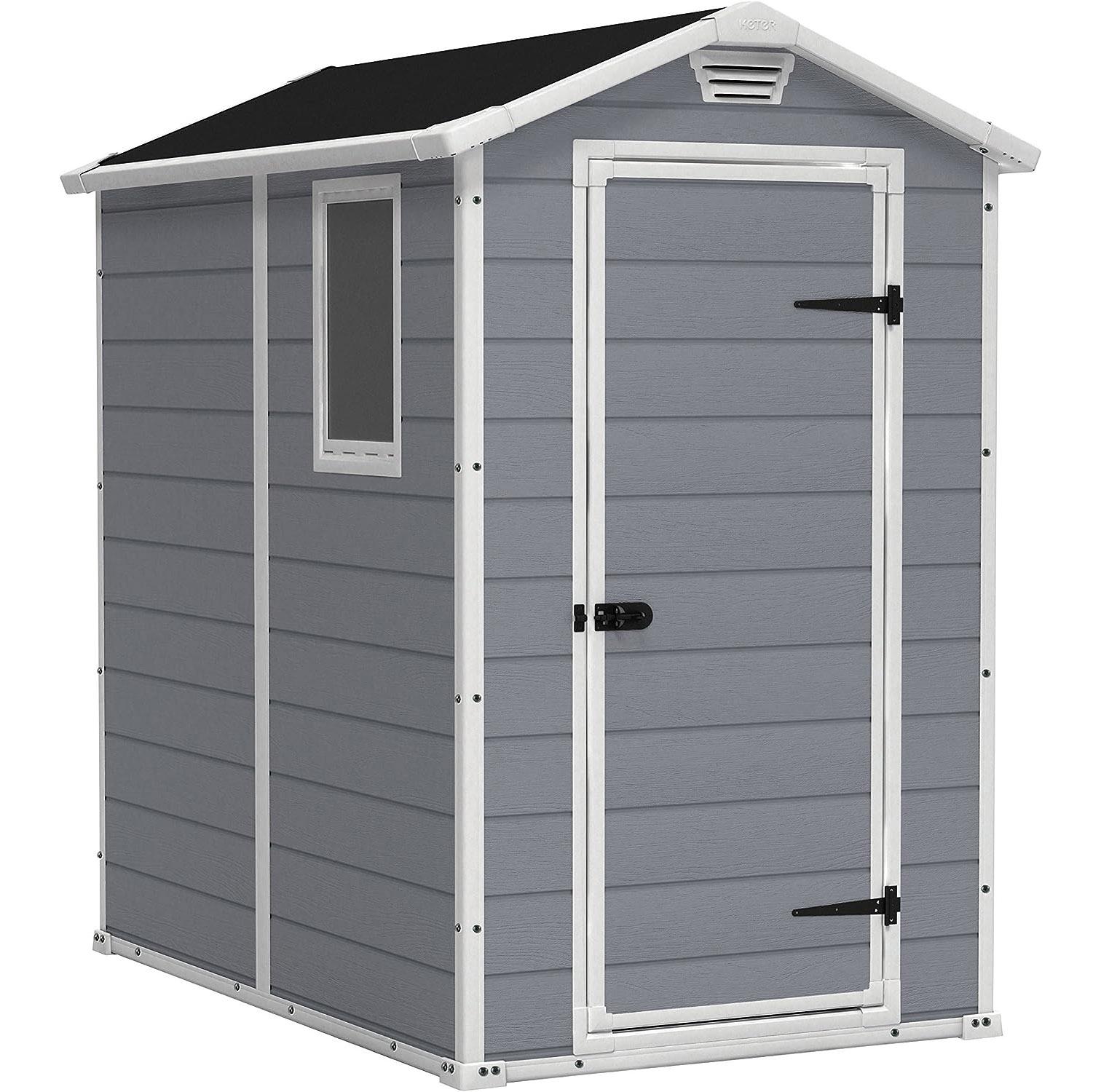 Keter Manor Resin Storage Shed for $372.99 Shipped