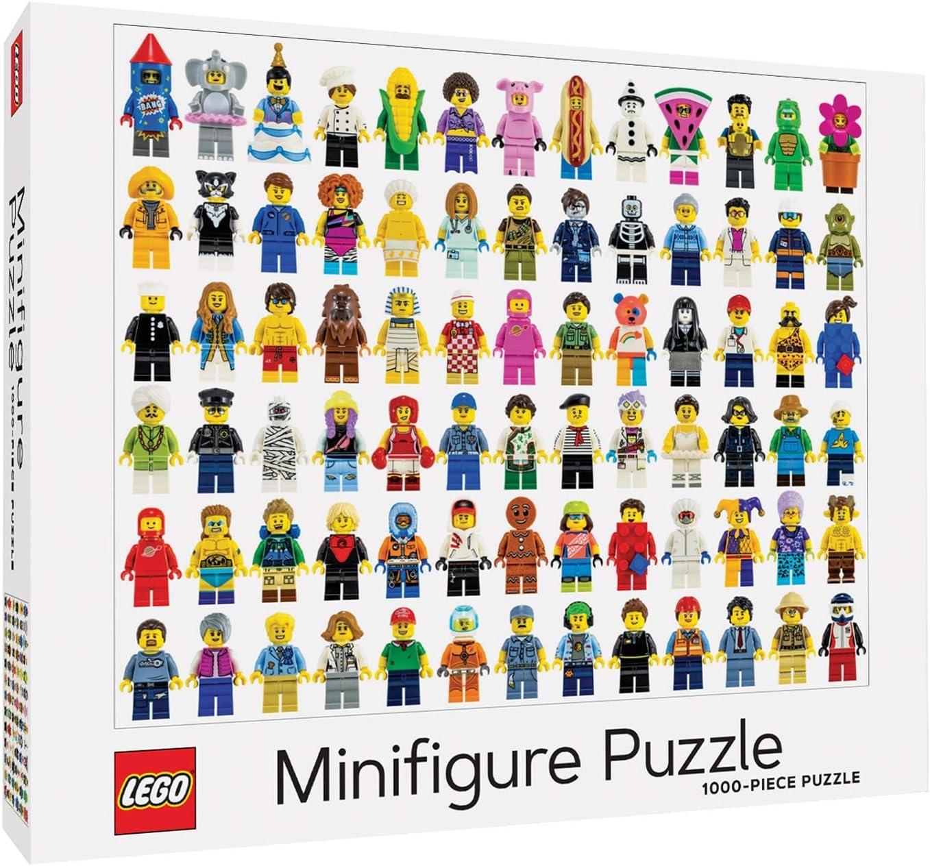 LEGO Minifigure 1000-Piece Puzzle for $7.49