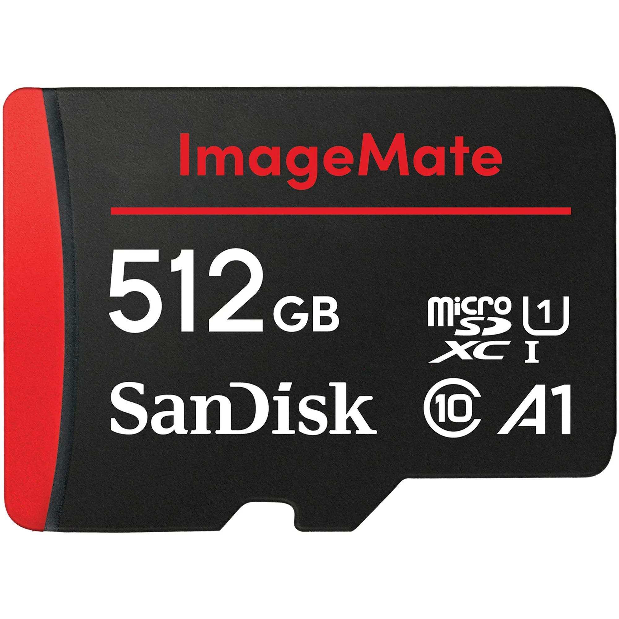 512GB SanDisk ImageMate UHS I Class 10 microSDXC Memory Card for $26.98
