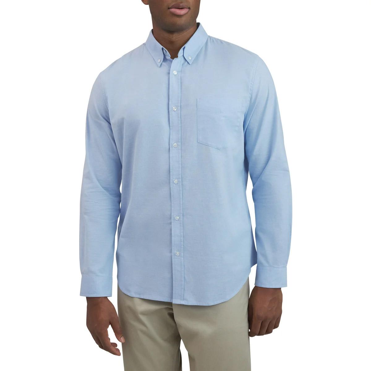 Ben Sherman Mens Oxford Long Sleeve Button Up Shirt for $18.99 Shipped