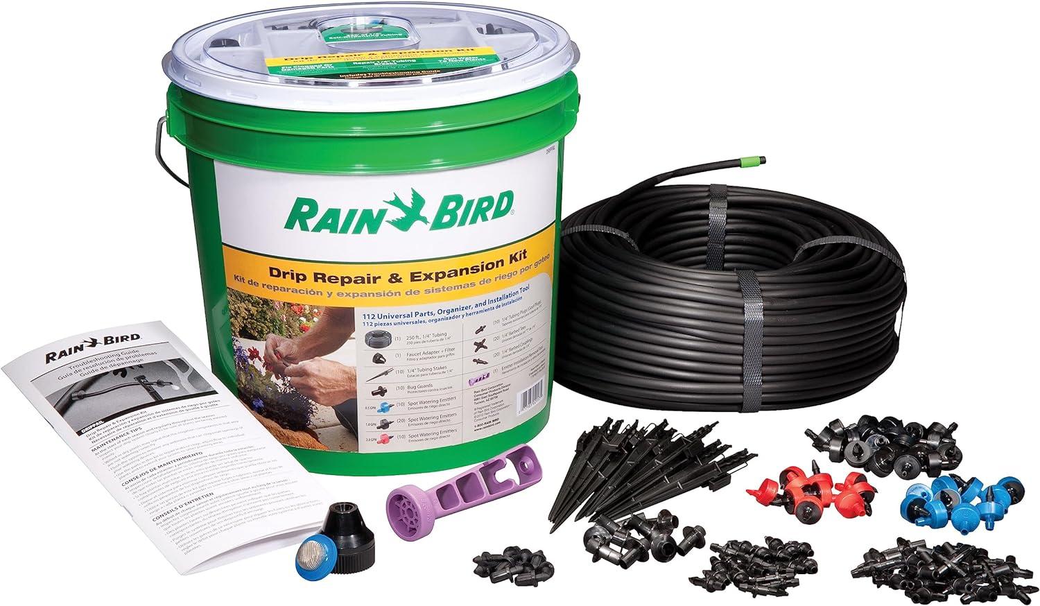 Rain Bird Drip Irrigation Repair and Expansion Kit Bucket for $21.79