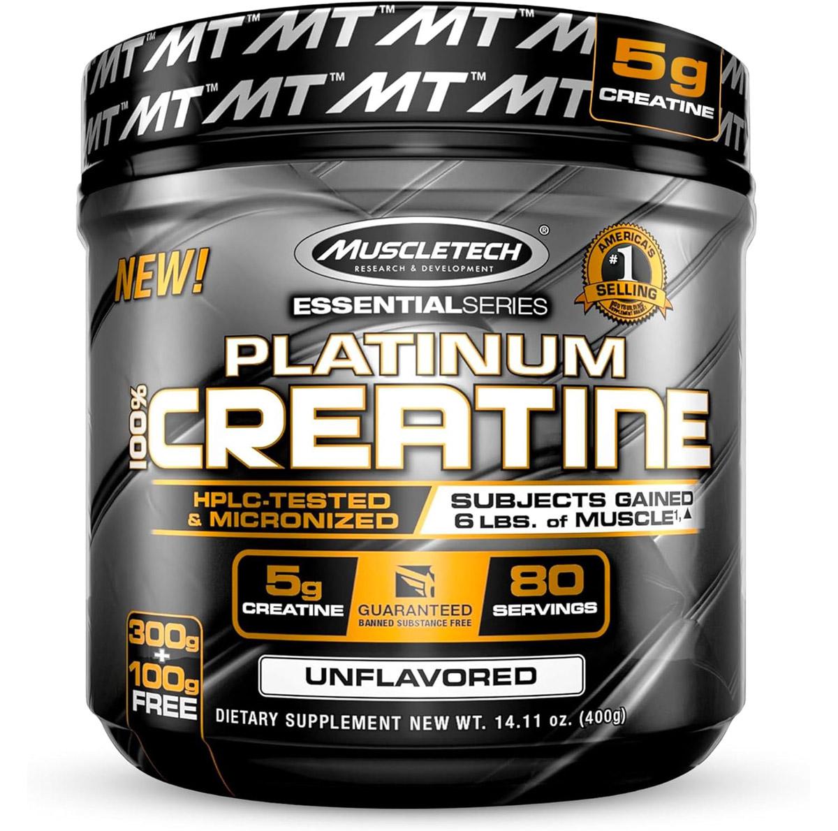 Creatine Monohydrate Powder MuscleTech Muscle Recovery Builder for $13.22