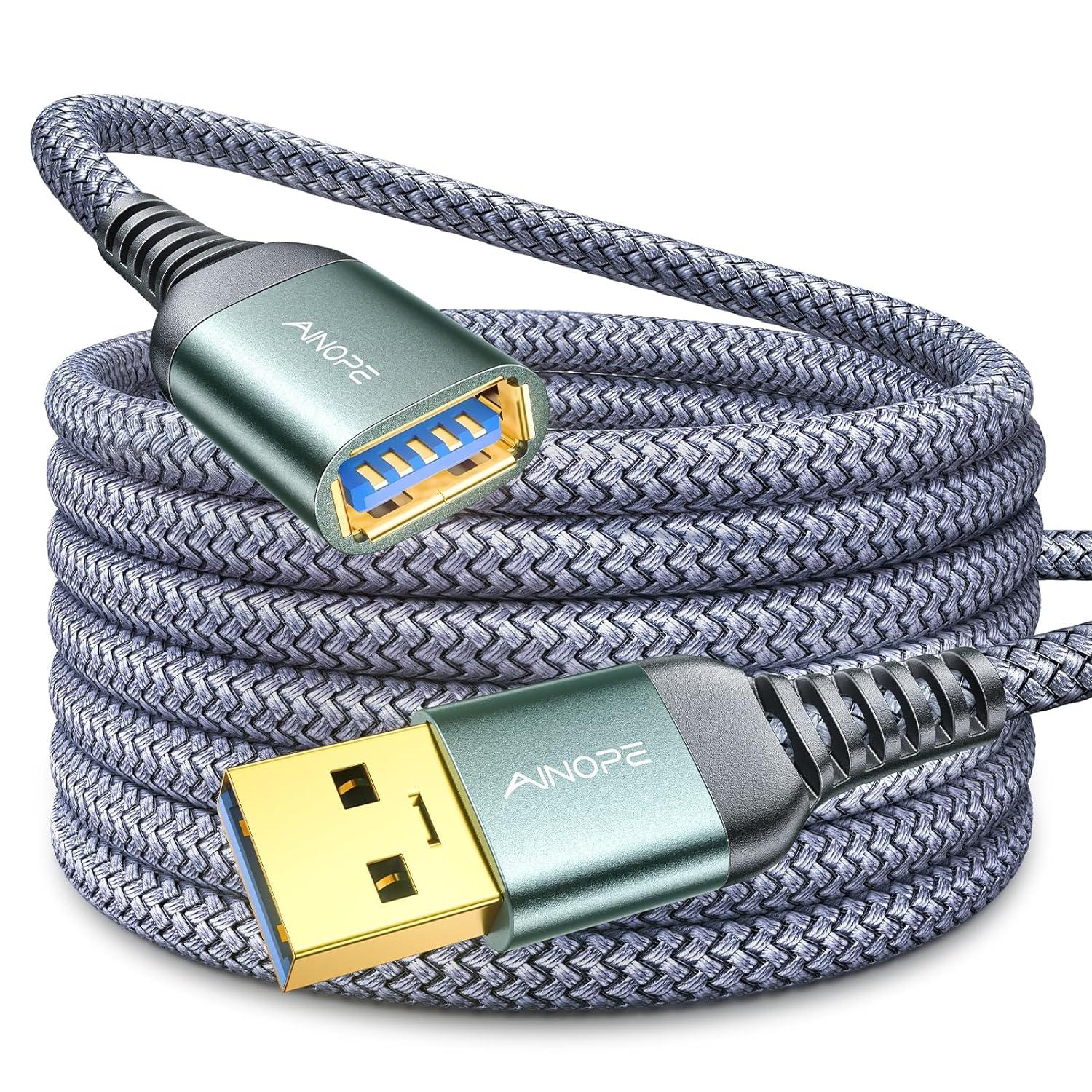 10ft USB 3.0 USB-A Male to USB-A Female Extension Cable for $4.19