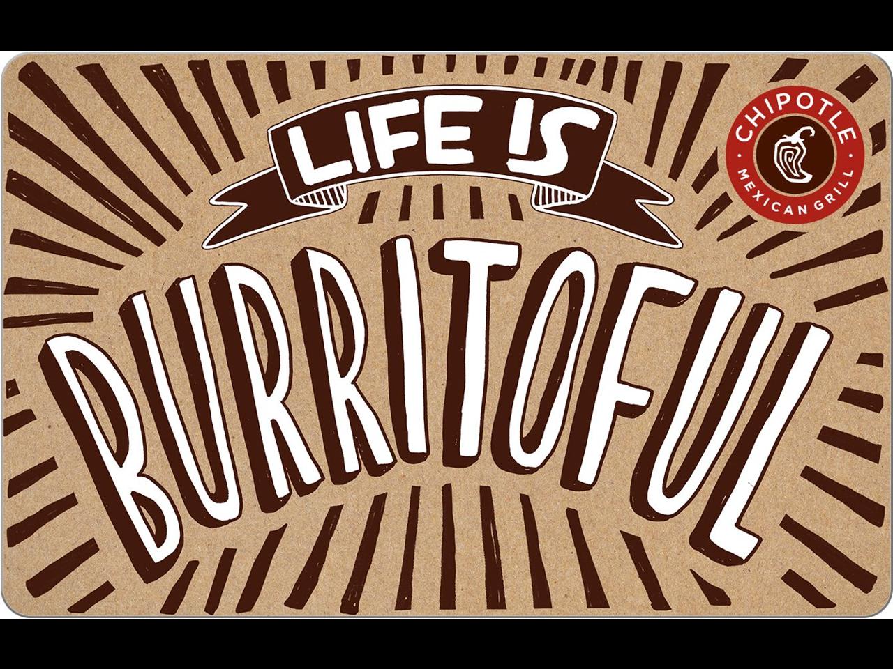 Chipotle Discounted Gift Card for 16.7% Off