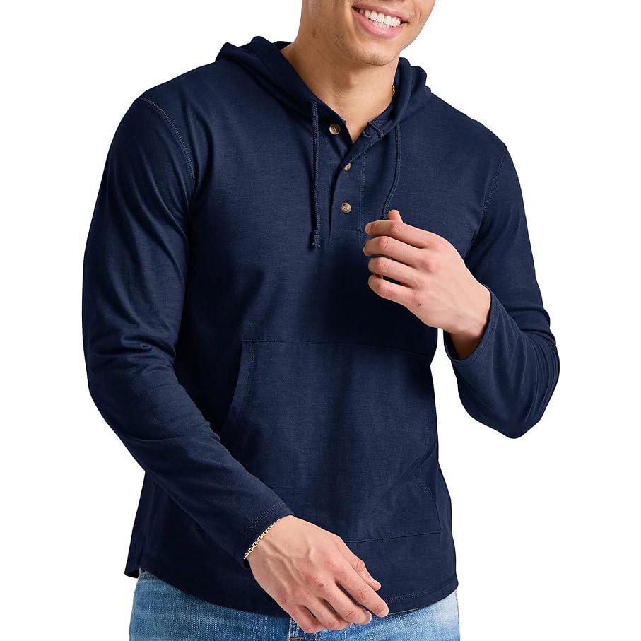 Hanes Mens Originals Tri-Blend Jersey Hoodie for $7.12