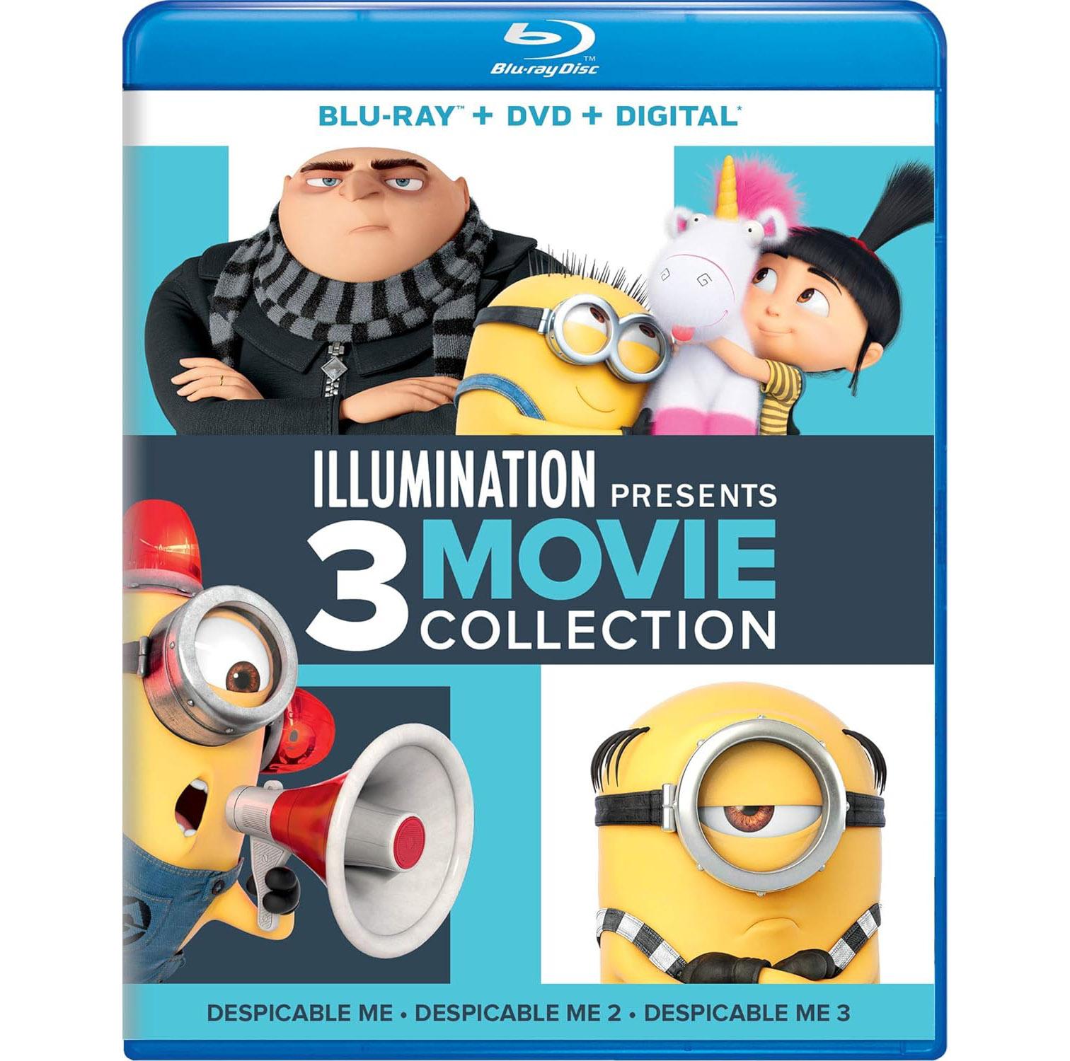 Despicable Me + Despicable Me 2 + Despicable Me 3 Blu-ray for $9.69