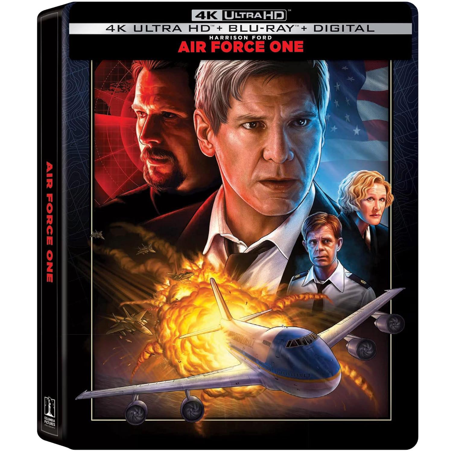 Air Force One 4K Blu-ray Steelbook Set for $17.55