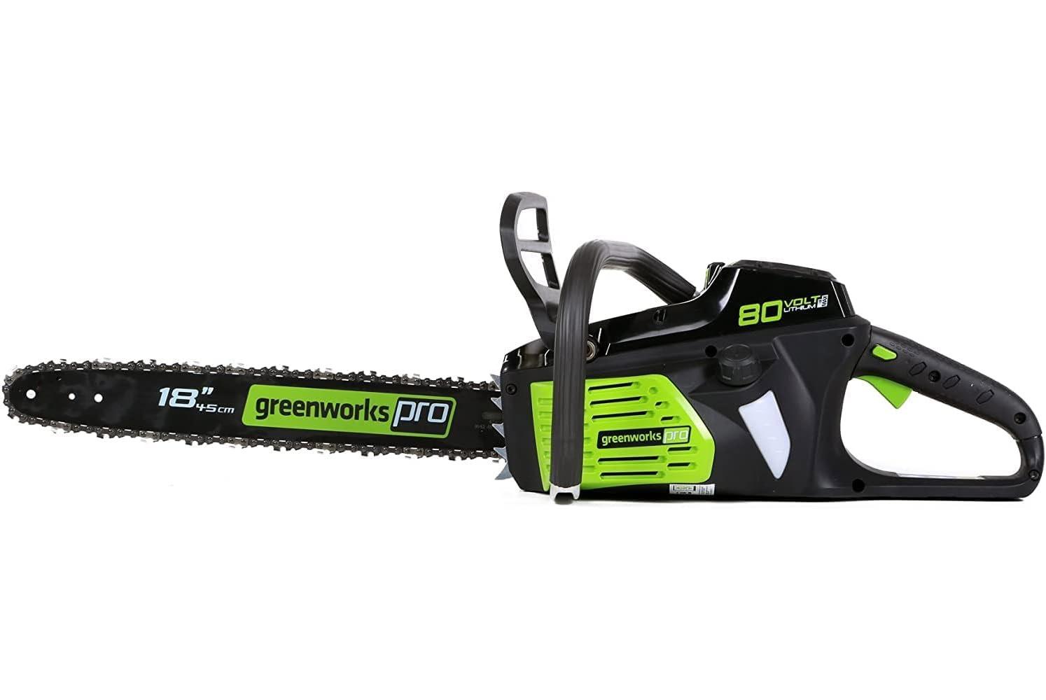 Greenworks 80V 18in Cordless Brushless Chainsaw for $143.99 Shipped