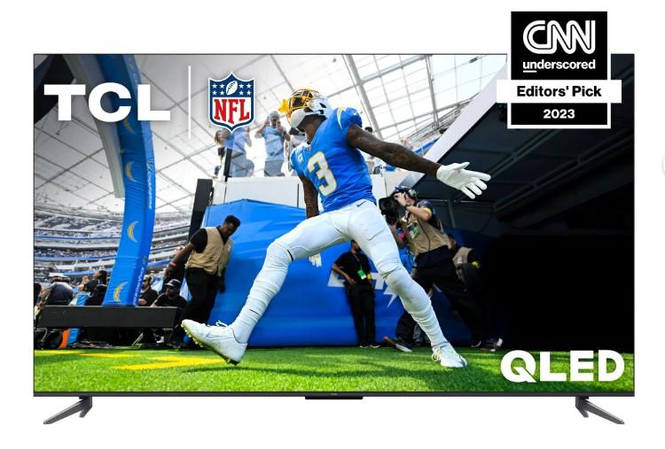 65in TCL 4K QLED HDR Smart TV with Google TV for $398 Shipped