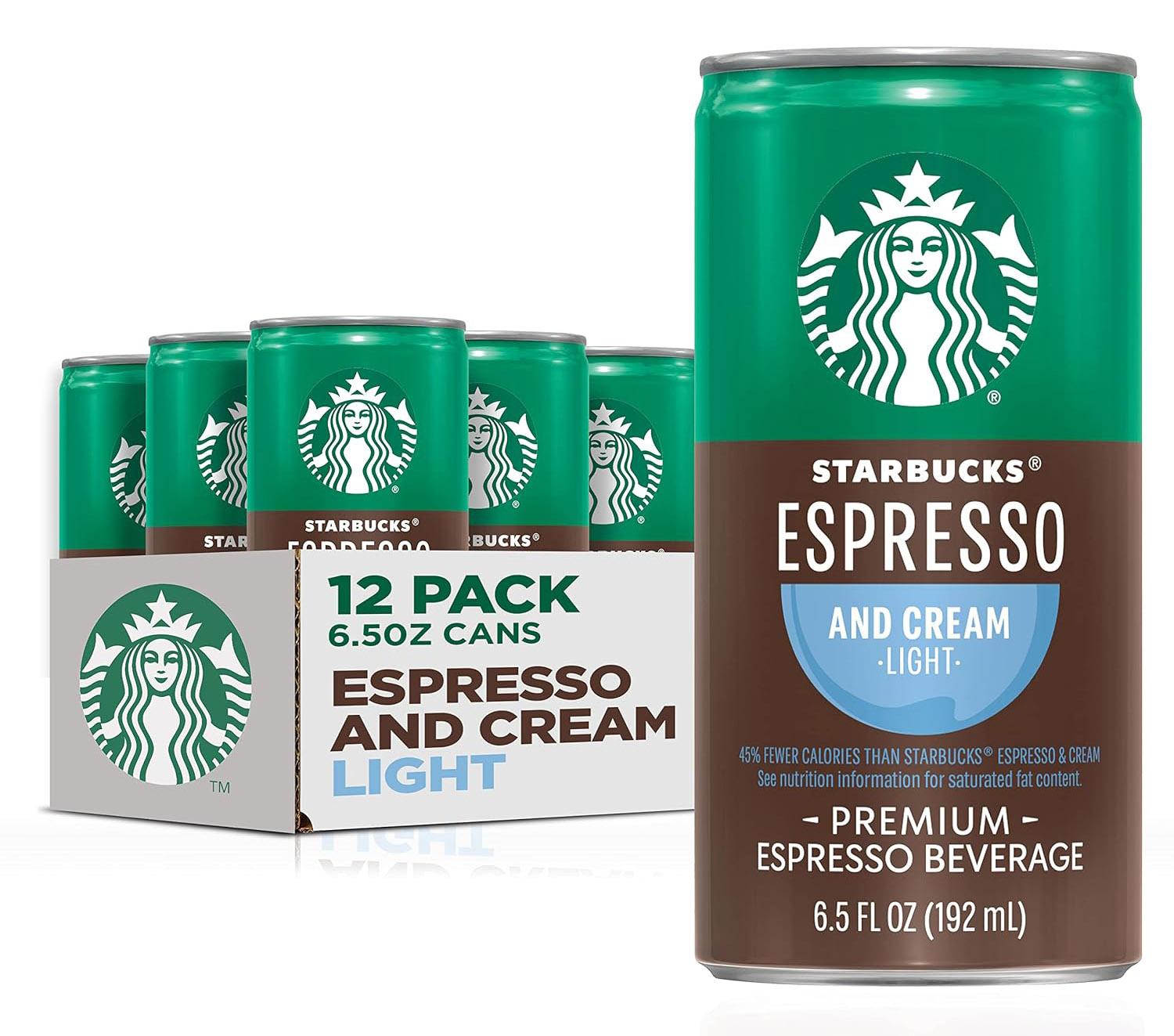 Starbucks Ready to Drink Coffee Espresso and Cream Light for $11.02