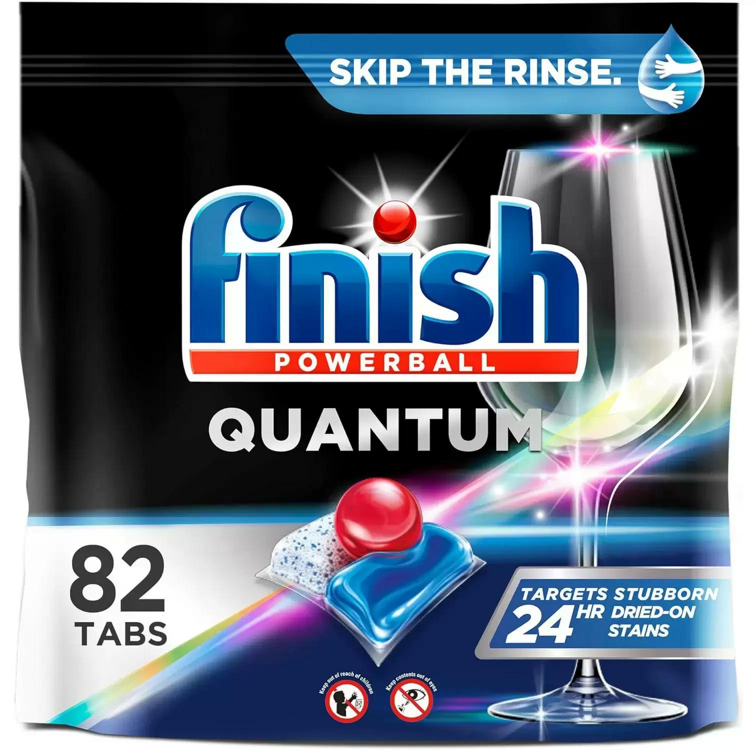 Finish Quantum Powerball Dishwasher Detergent $12.44