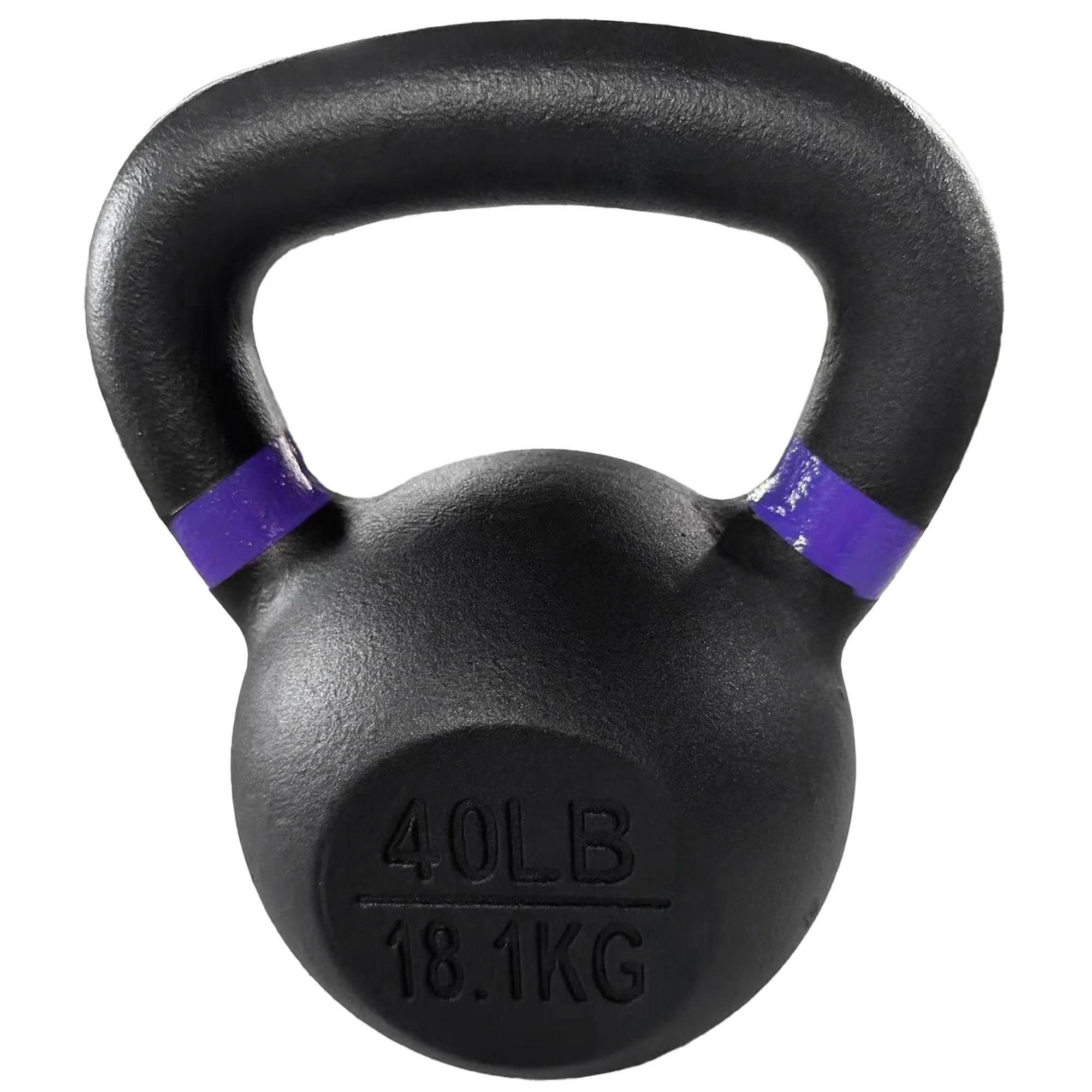 BalanceFrom Powder Coated Cast Iron Weight Kettlebells for $14.99