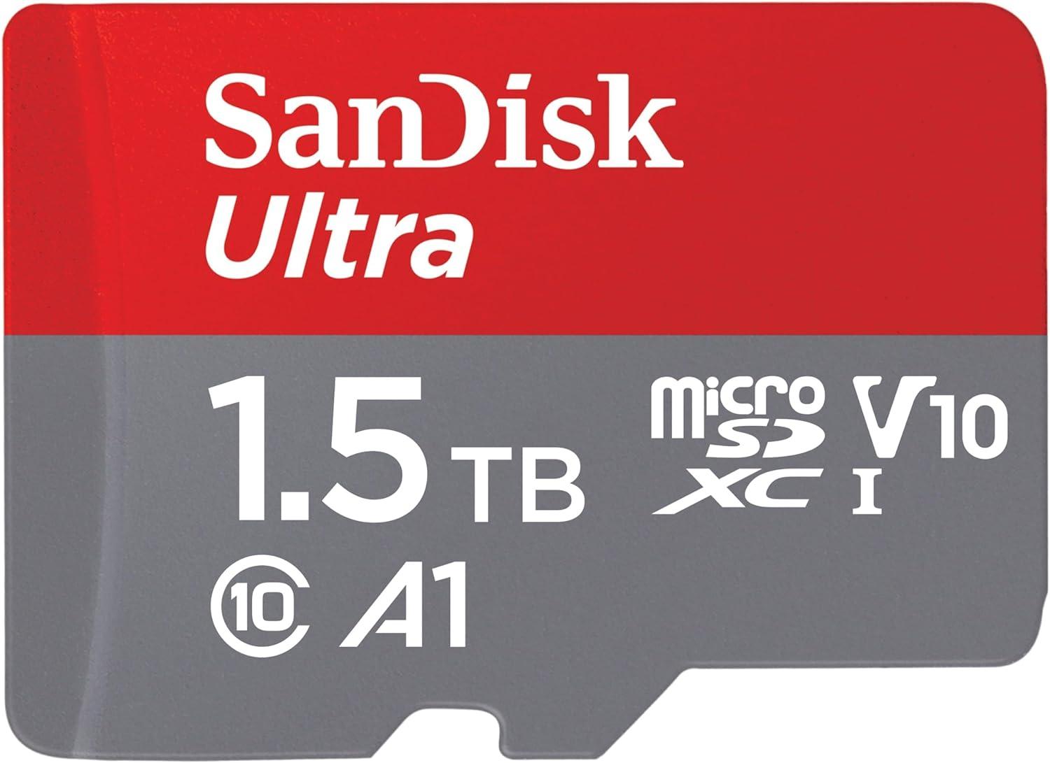 SanDisk 1.5TB Ultra microSDXC UHS-I Memory Card with Adapter for $83.59 Shipped